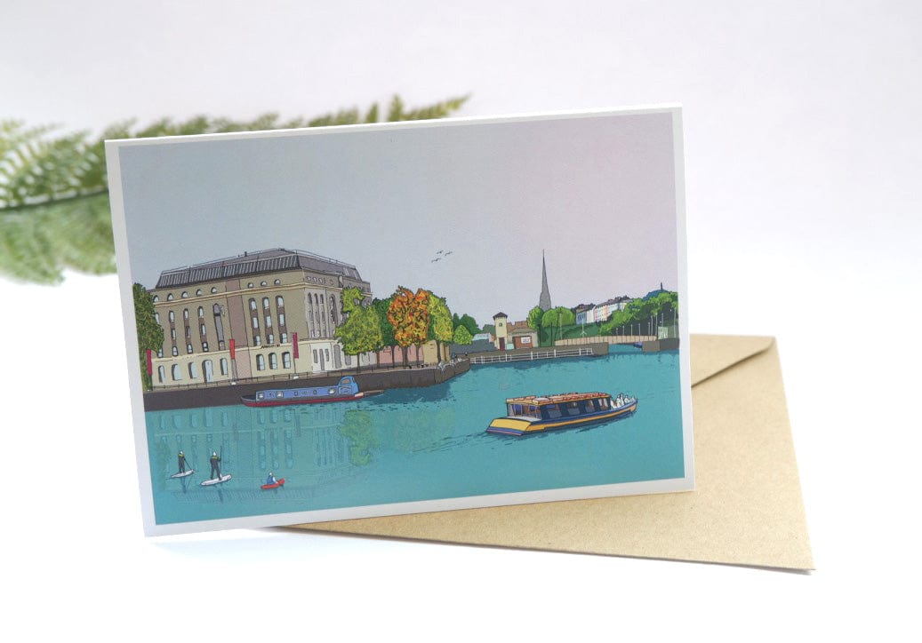 Arnolfini and Bristol Harbour Greetings Card