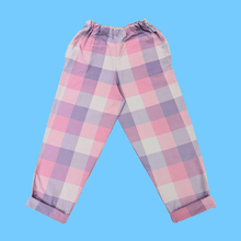 Load image into Gallery viewer, Pastel Check Sustainable Trousers