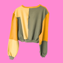 Load image into Gallery viewer, Pineapple Crush Crop Sustainable Sweatshirt