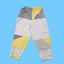 Load image into Gallery viewer, Grid Patchwork Trousers