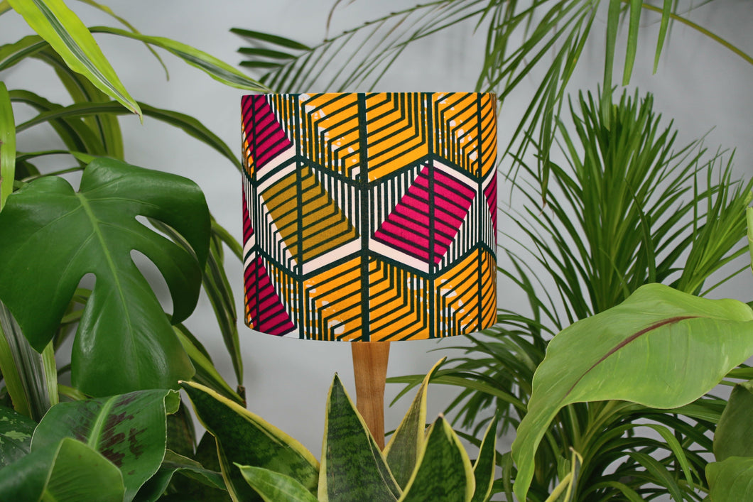 Geometric African Print  Lampshade