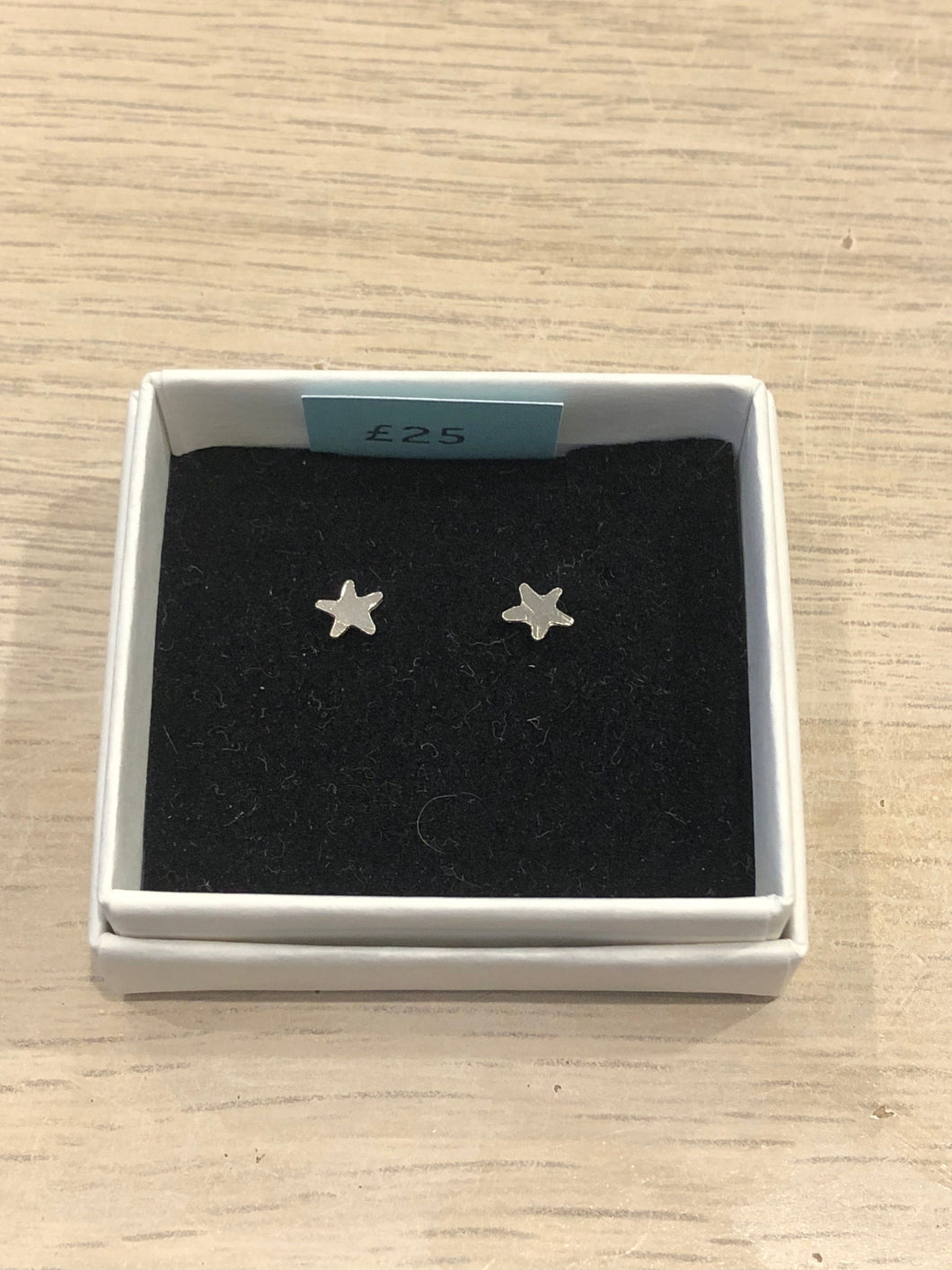 Tiny Silver Star Studs