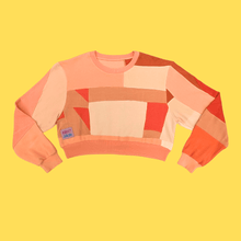 Load image into Gallery viewer, Coral Sustainable Crop Sweatshirt