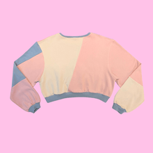 Load image into Gallery viewer, Soft Pastel Sustainable Crop Sweatshirt