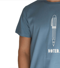 Load image into Gallery viewer, Noted Writer&#39;s Organic cotton T-shirt
