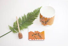 Load image into Gallery viewer, Bee-coaster-and-mug.jpg