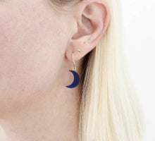 Load image into Gallery viewer, Mix &amp; Match Moon and Star Earrings - Blue
