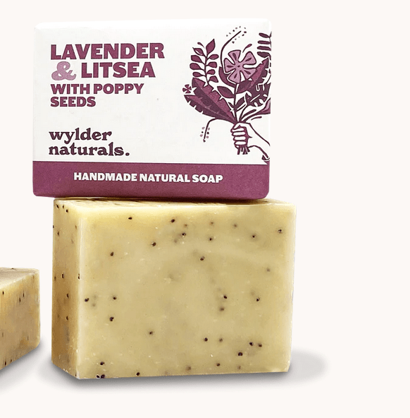 Lavender & Litsea with Poppy Seeds Soap - 58g