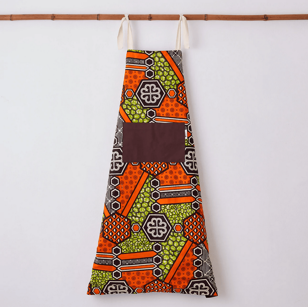 Children's apron - Orange Nyame
