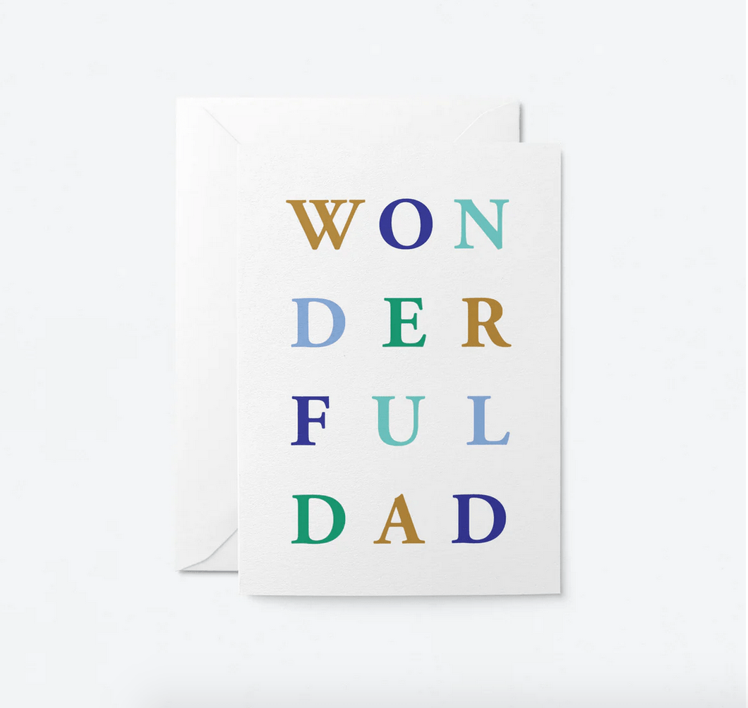 Wonderful Dad Greetings Card