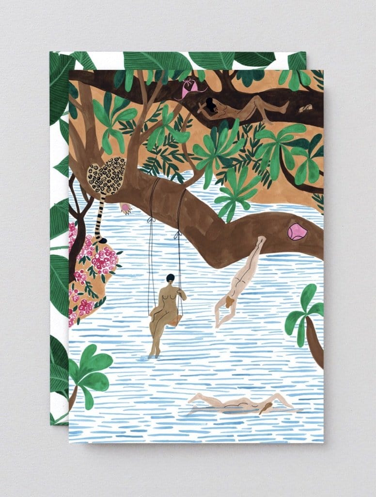 Jungle swimmers Card