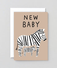 Load image into Gallery viewer, New Baby Zebra Card
