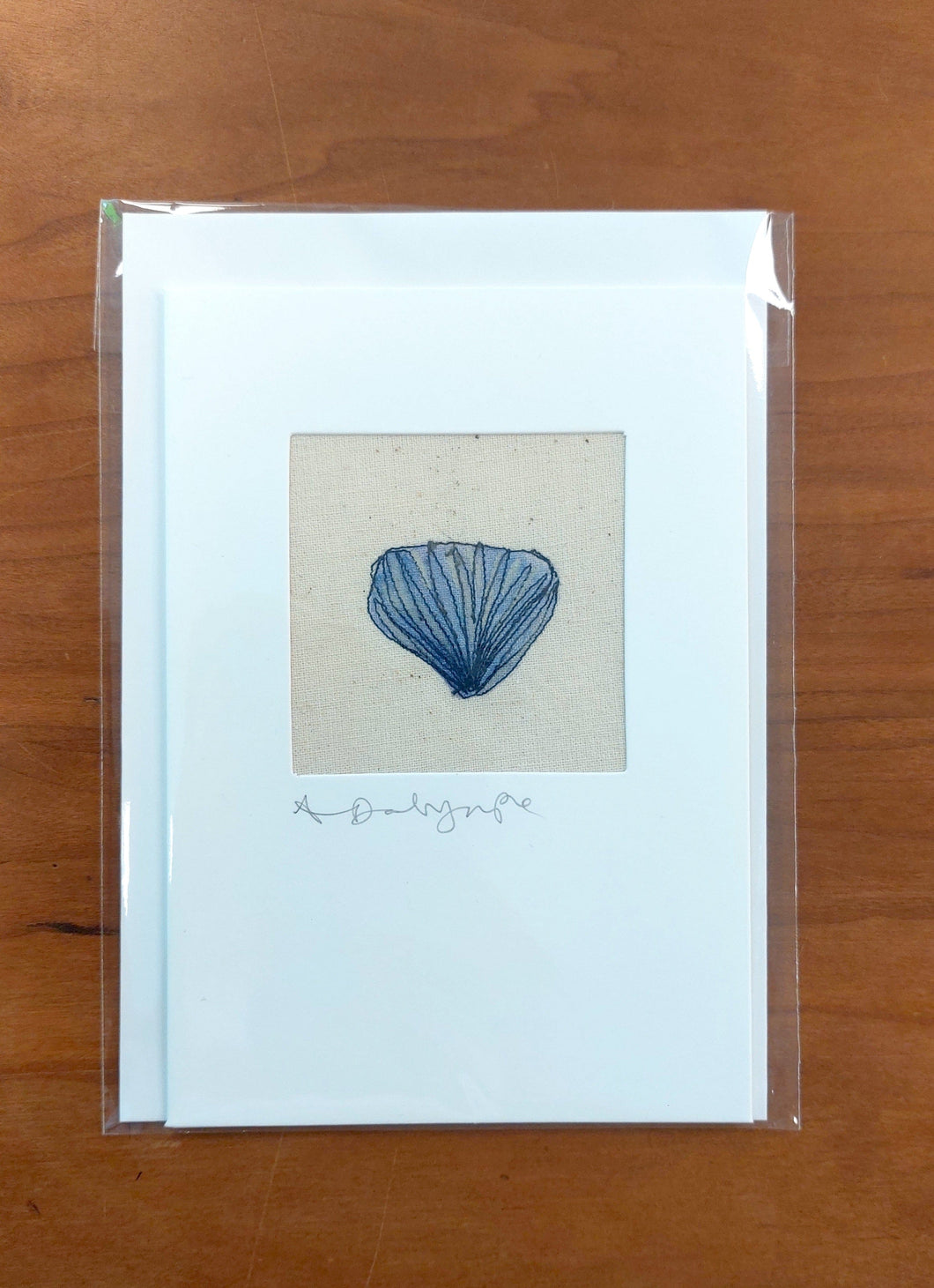 Embroidered Card - Shells Lucky Dip