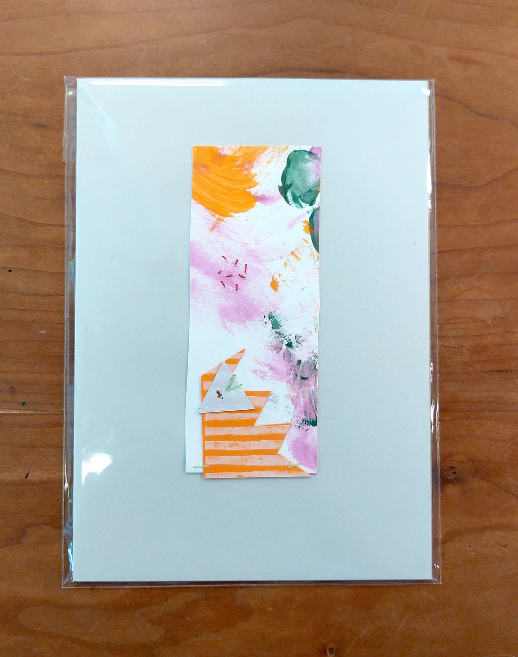 Fine Art print A5 orange and pink