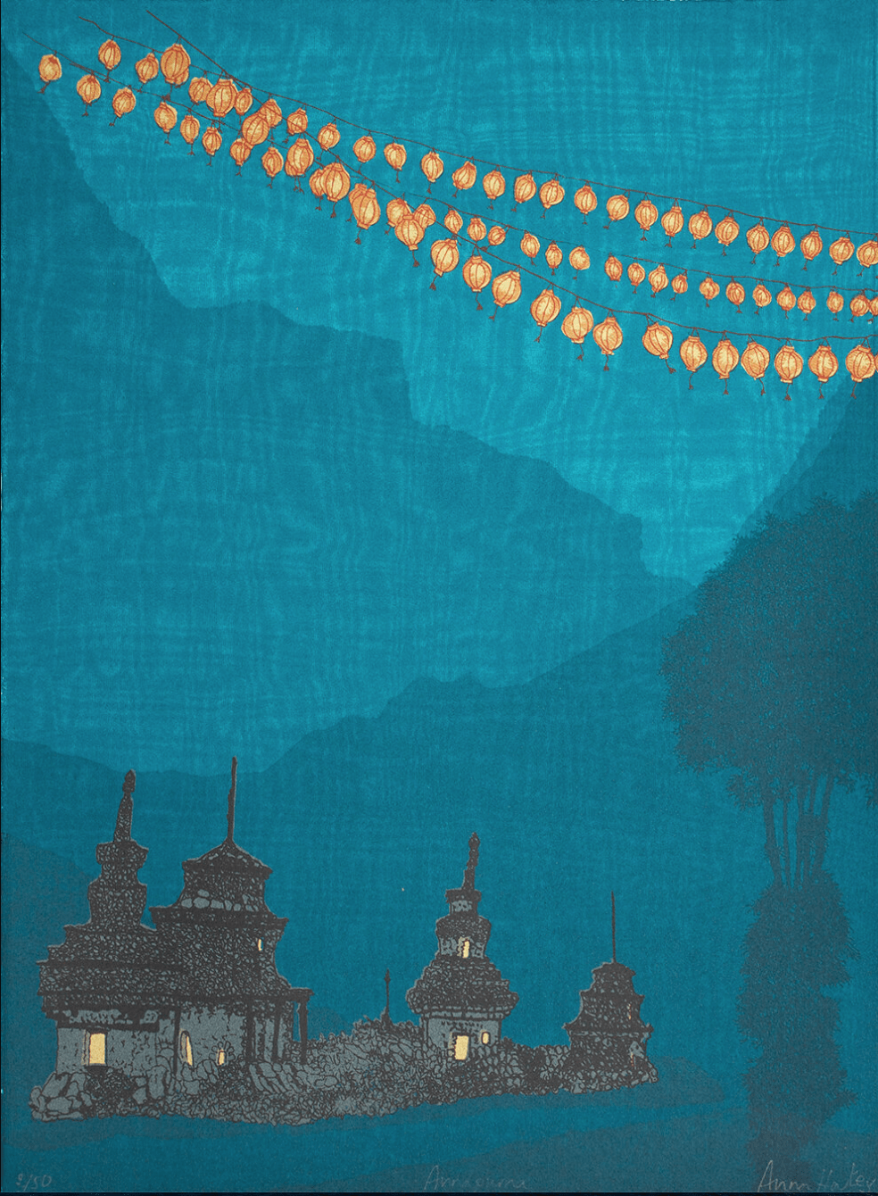Annapurna Screenprint