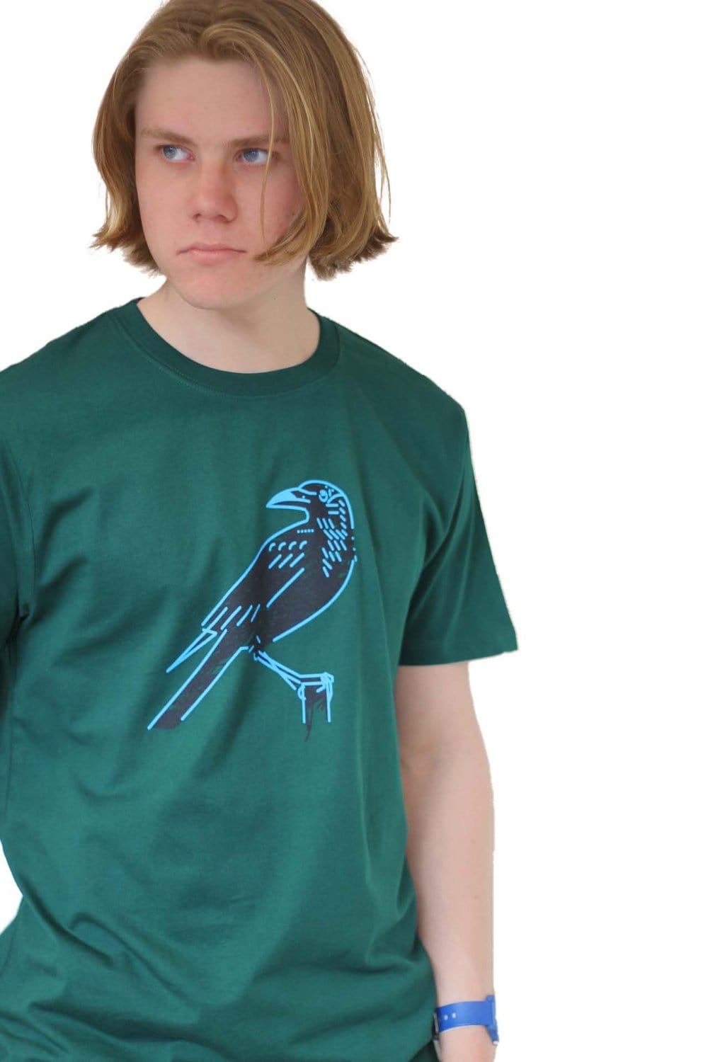 Crow T-shirt - Glazed Green