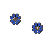 Load image into Gallery viewer, Elegant Cornflower Stud Earrings
