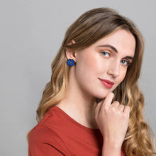 Load image into Gallery viewer, Elegant Cornflower Stud Earrings
