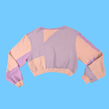 Load image into Gallery viewer, Sugar Pastel Sustainable Crop Sweatshirt
