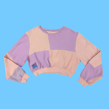 Load image into Gallery viewer, Sugar Pastel Sustainable Crop Sweatshirt
