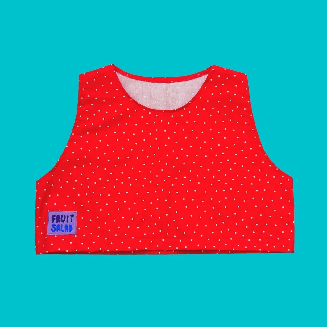 Red Polka-dot Vest