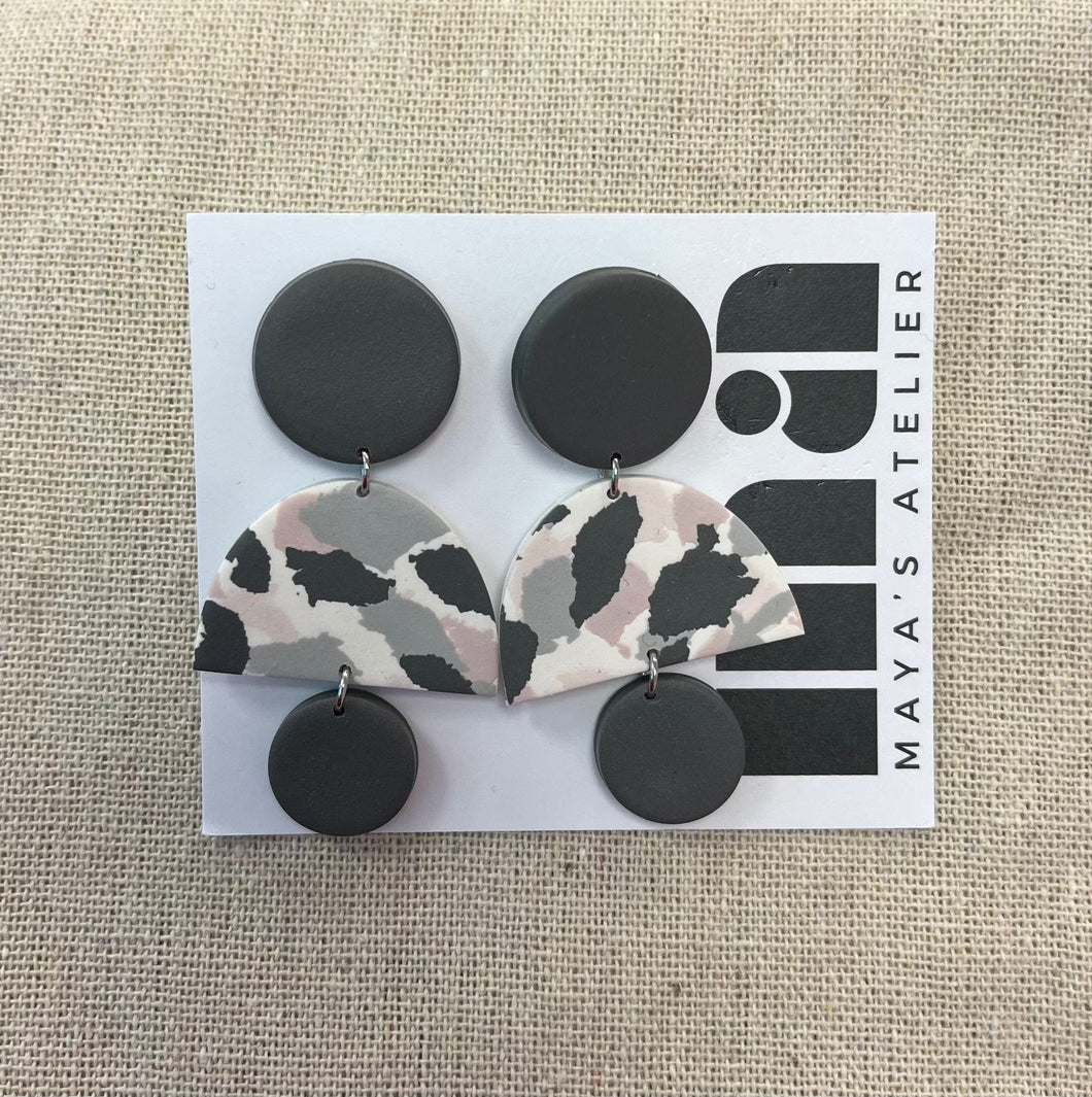 Ella - Grey & Pink Camouflage