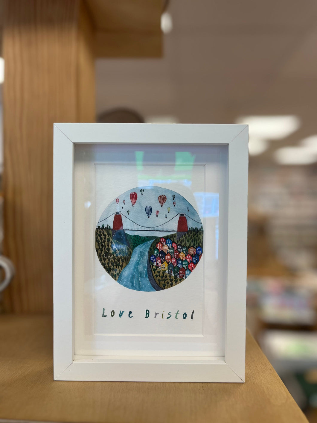Mini Framed Print - Love Bristol (Portrait)