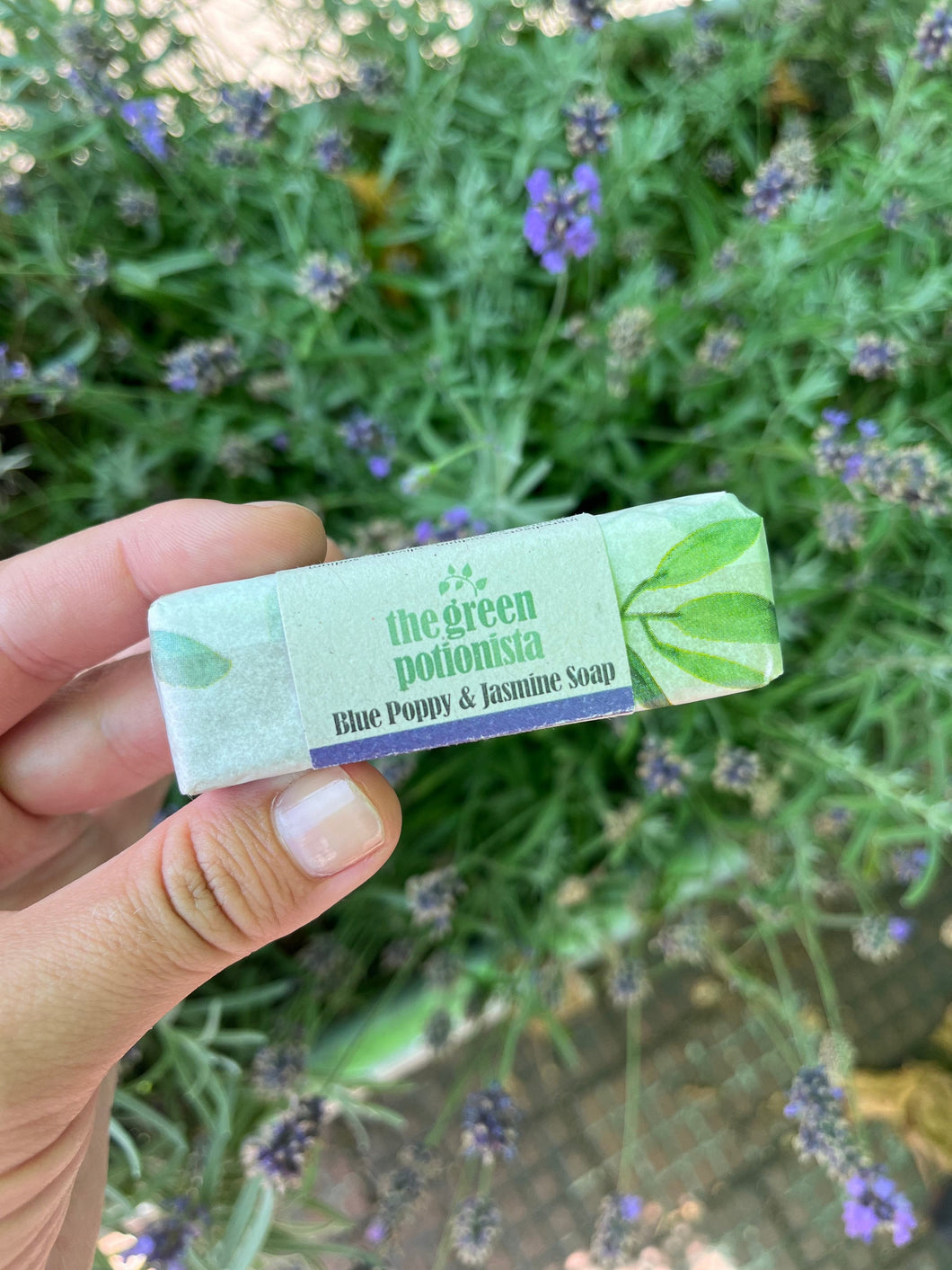 Blue Poppy & Jasmine Mini Soap