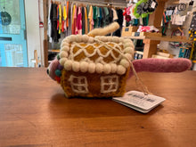 Load image into Gallery viewer, Cat in gingerbread house
