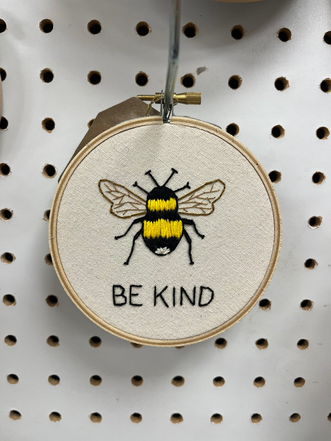 Embroidered Be Kind Hoop