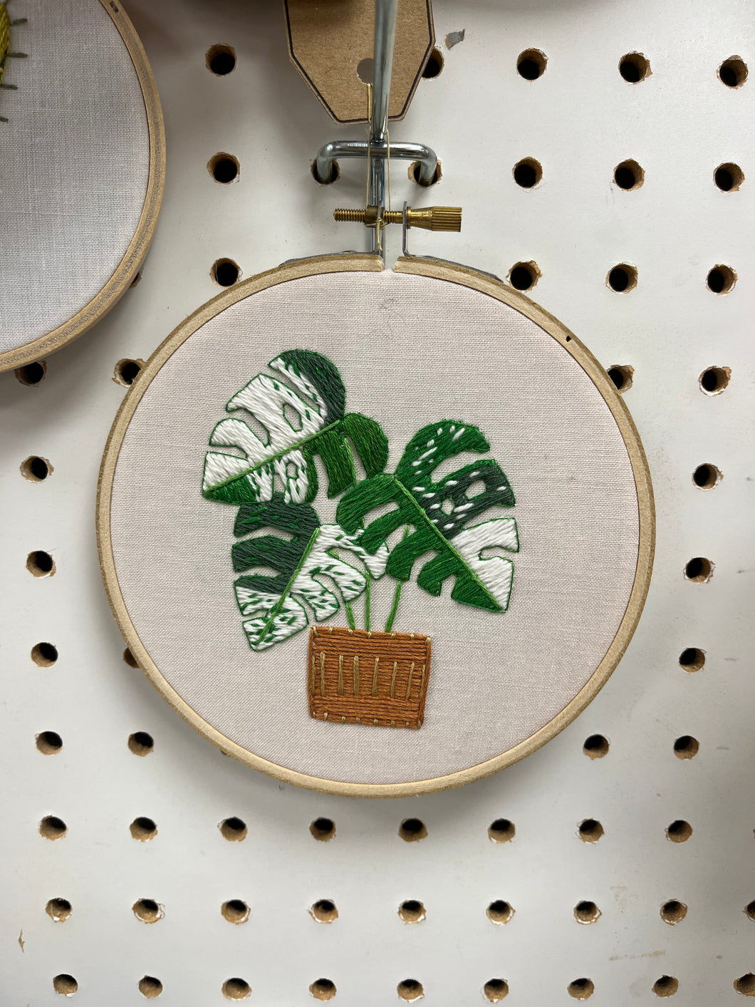 Embroidered Variated Monstera