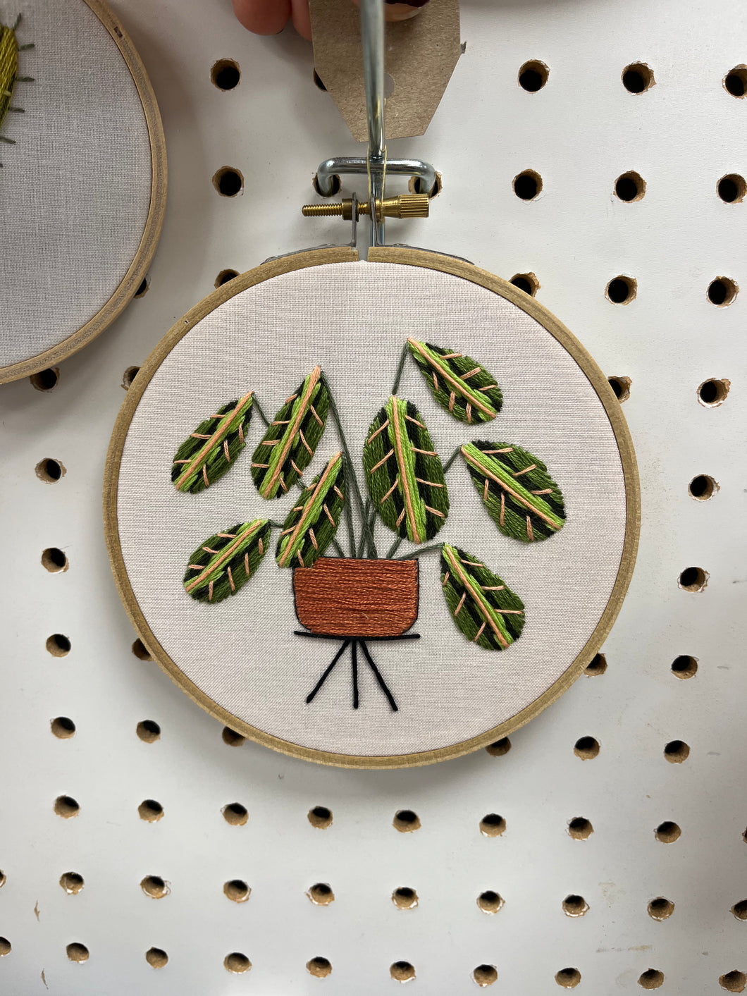 Embroidered Prayer Plant