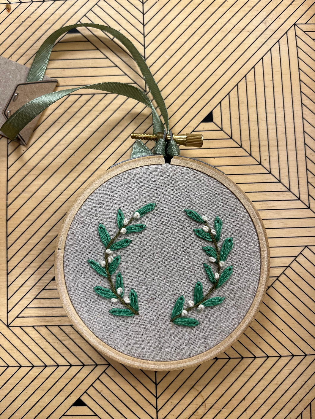 Mini Embroidered Hoop