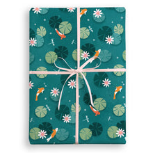 Load image into Gallery viewer, Wrapping Paper Koi Pond
