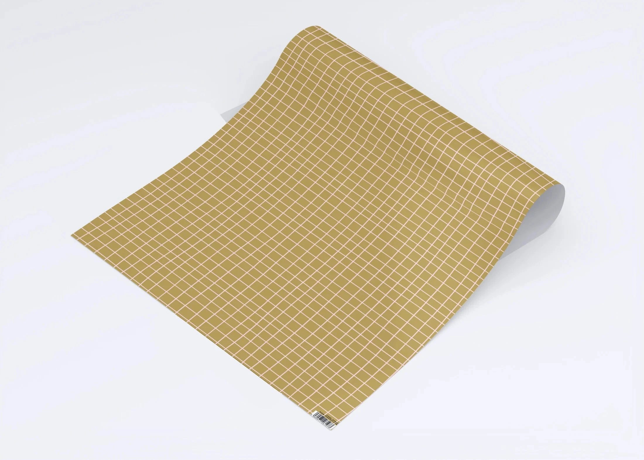 Wrapping Paper Gold Grid - Zoe Spry – Paper Plane Bristol