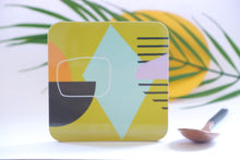 Load image into Gallery viewer, Abstract Painting Coaster - Mustard
