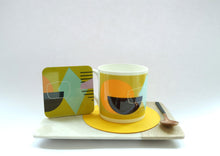 Load image into Gallery viewer, Abstract Painting Coaster - Mustard
