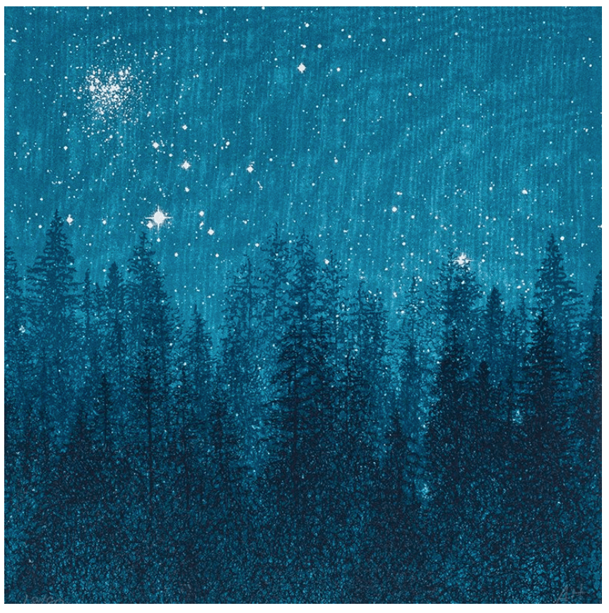 Nordic Night II Screenprint
