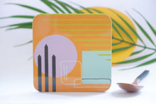 Load image into Gallery viewer, Abstract Painting Coaster - Orange
