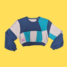 Load image into Gallery viewer, Blue Orchid Sustainable Crop Sweatshirt
