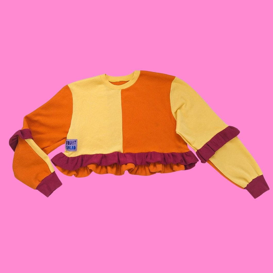 Marmalade Frill Sustainable Crop Sweatshirt
