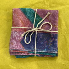 Load image into Gallery viewer, Furoshiki Fabric Gift Wrap - Abstract Blues
