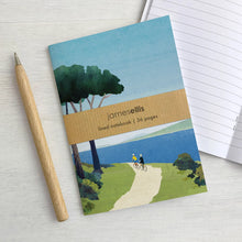 Load image into Gallery viewer, Cycling By The Sea A6 Notebook

