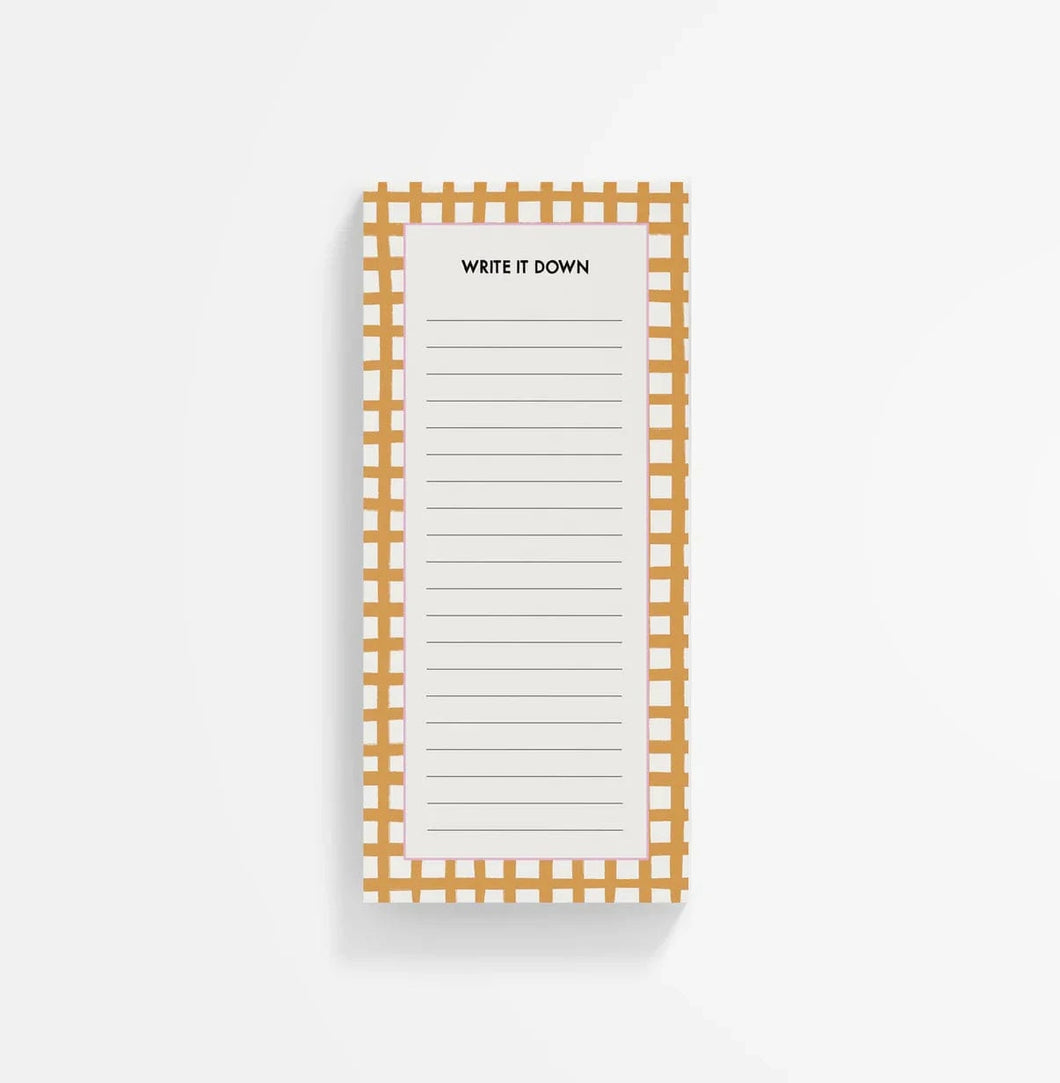 Check Grid List Notebook