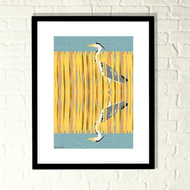 Heron Print A4