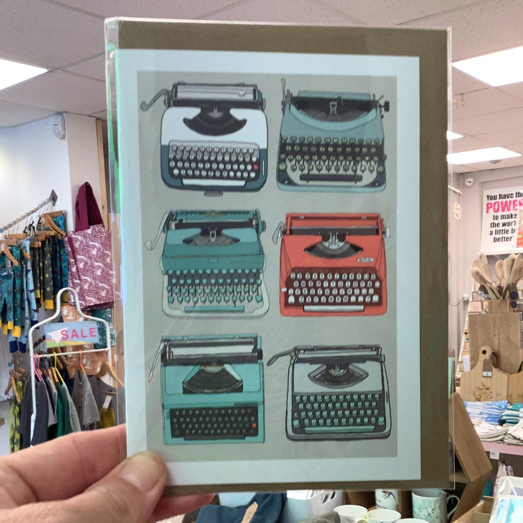 Typewriters Card