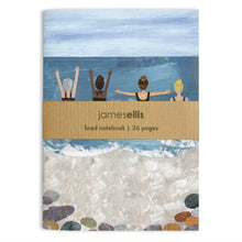 Load image into Gallery viewer, Wild Sea Swimmers A6 Notebook
