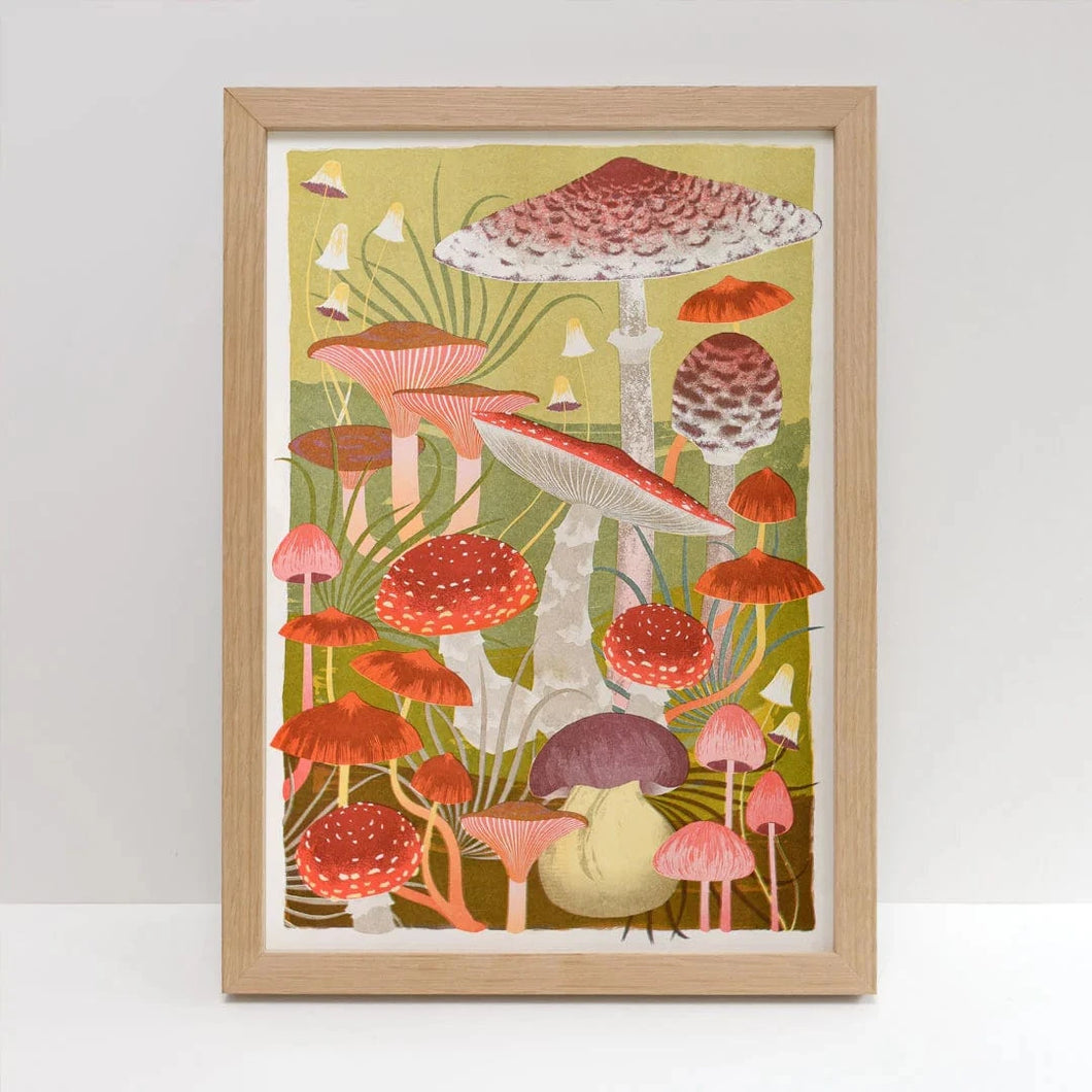 Funghi Riso print - A3