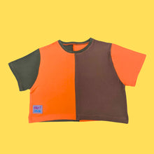 Load image into Gallery viewer, Retro Orange &amp; Brown Sustainable T-shirt
