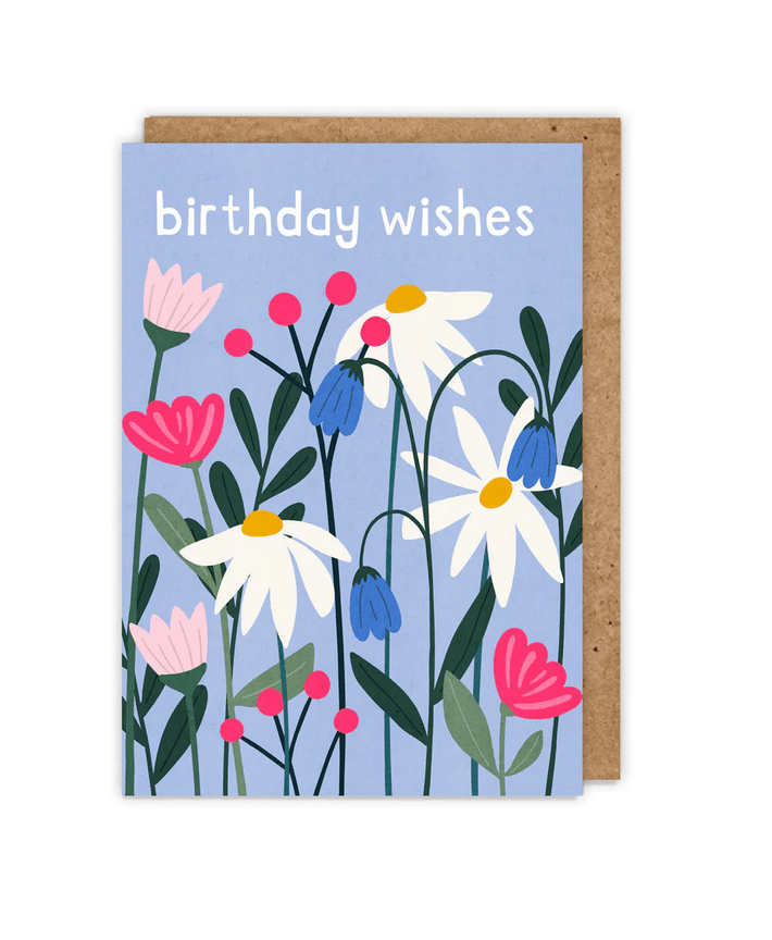 Floral Birthday Wishes Card